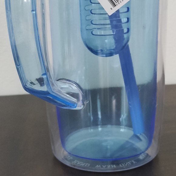 Water Bottle with Infuser and Straw - Picture 3 of 3